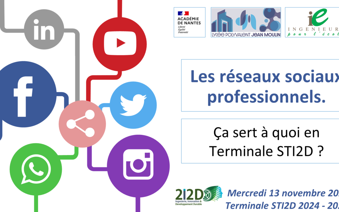 Les réseaux sociaux professionnels : ça sert à quoi en Terminale STI2D ?